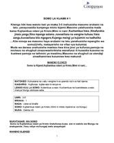 Miaka 3-5 Kitengo Cha Kijamii - Mwaka 1