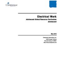 Adolescent Core Curriculum - Income Generation - Electrical Work