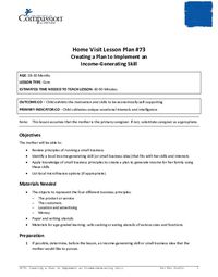 HV73: Creating a Plan to Implement an Income-Generating Skill