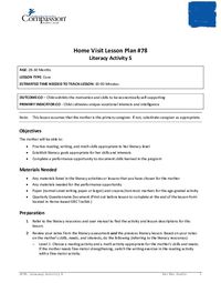 HV78: Literacy Activity #5