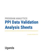 PPI Data Validation Analysis Sheet - Uganda