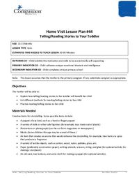 HV44: Telling/Reading Stories to Your Toddler