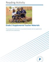 Reading Activity_Supplemental Teacher Materials_Grade 2