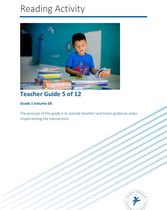 Reading Activity_Teacher Guide 05of12_Grade 1_Vol 2B